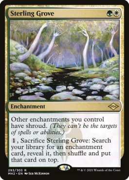 naokuroshop MTG [MH2][293][多][R][EN][真の木立ち/Sterling Grove]（foil） NM