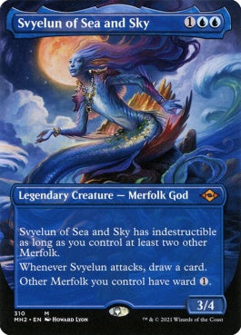 naokuroshop MTG [MH2][310][青][M][EN][海と空のシヴィエルン/Svyelun of Sea and Sky] NM