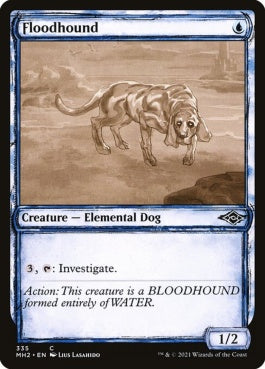 naokuroshop MTG [MH2][335][青][C][EN][氾濫犬/Floodhound] NM