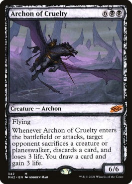 naokuroshop MTG [MH2][342][黒][M][EN][残虐の執政官/Archon of Cruelty]（foil） NM