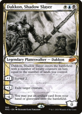 naokuroshop MTG [MH2][363][多][M][EN][影の処刑者、ダッコン/Dakkon, Shadow Slayer]（foil） NM