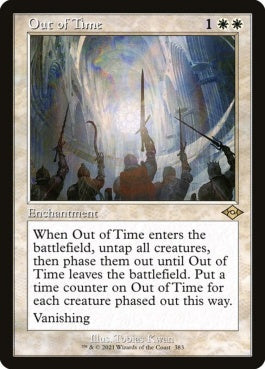 naokuroshop MTG [MH2][383][白][R][EN][時空からの退去/Out of Time]（foil） NM