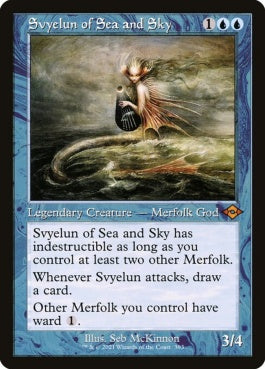 naokuroshop MTG [MH2][393][青][M][EN][海と空のシヴィエルン/Svyelun of Sea and Sky]（foil） NM