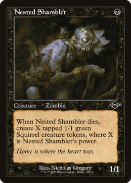 naokuroshop MTG [MH2][399][黒][C][EN][巣のシャンブラー/Nested Shambler]（foil） NM