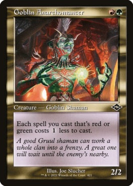 naokuroshop MTG [MH2][421][多][C][EN][ゴブリンの壊乱術士/Goblin Anarchomancer]（foil） NM