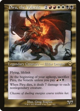 naokuroshop MTG [MH2][422][多][R][EN][移り気のピルー/Piru, the Volatile]（foil） NM