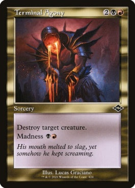 naokuroshop MTG [MH2][424][多][C][EN][終末の苦悶/Terminal Agony]（foil） NM