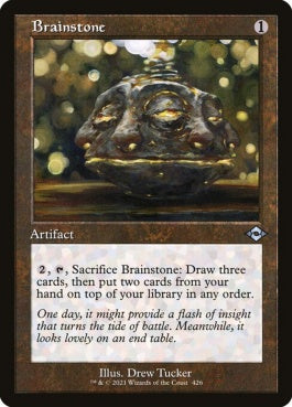 naokuroshop MTG [MH2][426][茶][U][EN][石なる知識/Brainstone]（foil） NM