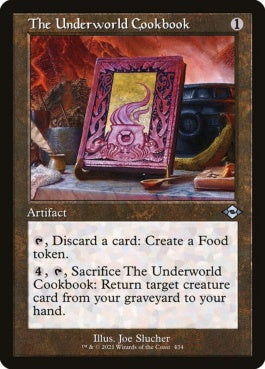 naokuroshop MTG [MH2][434][茶][U][EN][地獄料理書/The Underworld Cookbook]（foil） NM