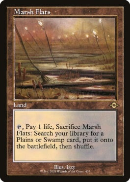 naokuroshop MTG [MH2][437][土地][R][EN][湿地の干潟/Marsh Flats]（foil） NM