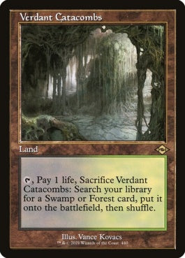 naokuroshop MTG [MH2][440][土地][R][EN][新緑の地下墓地/Verdant Catacombs] NM