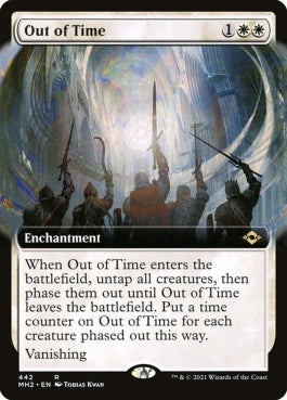 naokuroshop MTG [MH2][442][白][R][EN][時空からの退去/Out of Time]（foil） NM