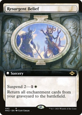 naokuroshop MTG [MH2][443][白][R][EN][信仰の復活/Resurgent Belief]（foil） NM