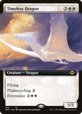 naokuroshop MTG [MH2][445][白][R][EN][永久のドラゴン/Timeless Dragon]（foil） NM