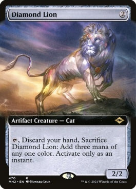 naokuroshop MTG [MH2][470][茶][R][EN][ダイアモンドのライオン/Diamond Lion]（foil） NM