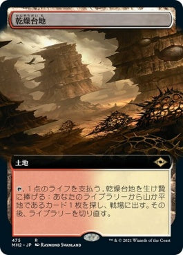 naokuroshop MTG [MH2][475][土地][R][JP][乾燥台地/Arid Mesa]（foil） NM