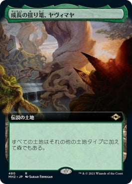 naokuroshop MTG [MH2][480][土地][R][JP][成長の揺り篭、ヤヴィマヤ/Yavimaya, Cradle of Growth] NM