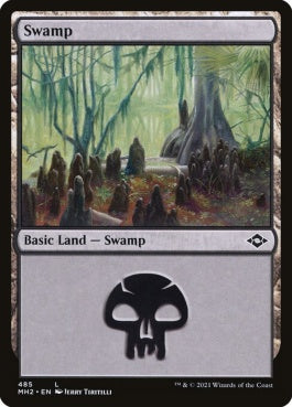 naokuroshop MTG [MH2][485][土地][C][EN][沼/Swamp]（foil） NM