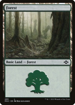 naokuroshop MTG [MH2][489][土地][C][EN][森/Forest] NM