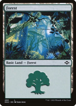 naokuroshop MTG [MH2][490][土地][C][EN][森/Forest] NM