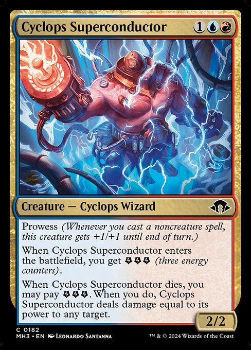 naokuroshop MTG [MH3][0182][多][C][EN][サイクロプスの超伝導師/Cyclops Superconductor] NM