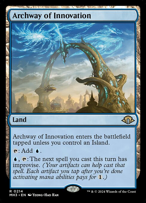 naokuroshop MTG [MH3][0214][土地][R][EN][革新のアーチ道/Archway of Innovation]（foil） NM