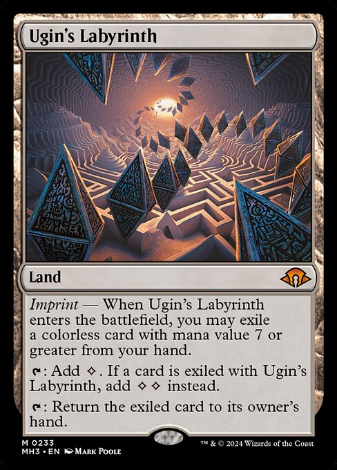 naokuroshop MTG [MH3][0233][土地][M][EN][ウギンの迷宮/Ugin's Labyrinth] NM