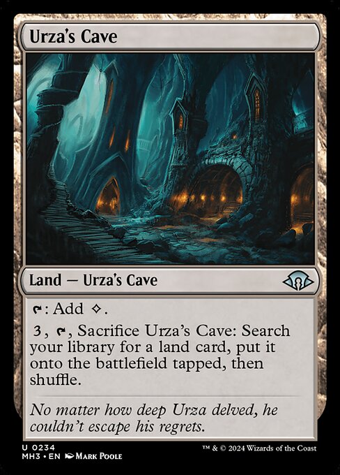 naokuroshop MTG [MH3][0234][土地][U][EN][ウルザの洞窟/Urza's Cave] NM