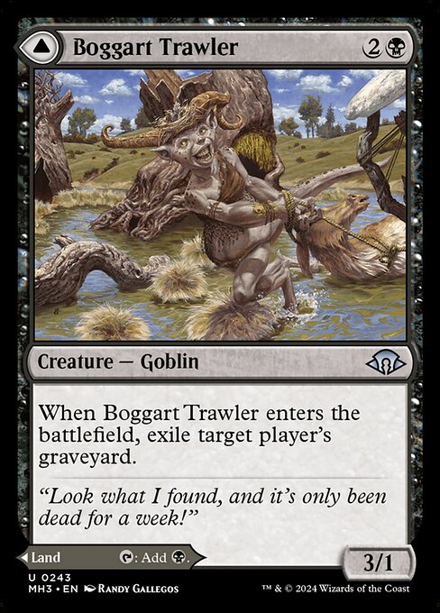 naokuroshop MTG [MH3][0243][黒][U][EN][ボガートの獲物さらい/Boggart Trawler] NM