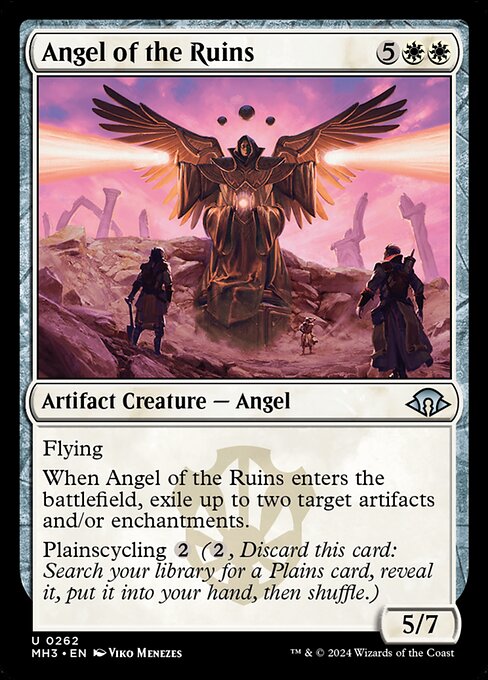 naokuroshop MTG [MH3][0262][白][U][EN][遺跡の天使/Angel of the Ruins] NM