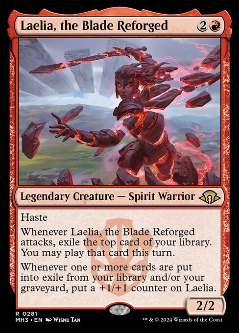 naokuroshop MTG [MH3][0281][赤][R][EN][再鍛の刃、ラエリア/Laelia, the Blade Reforged] NM