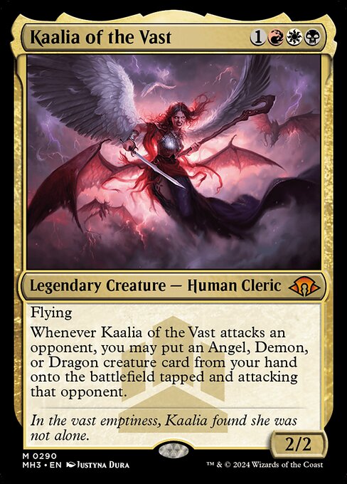 naokuroshop MTG [MH3][0290][多][M][EN][巨大なるカーリア/Kaalia of the Vast]（foil） NM