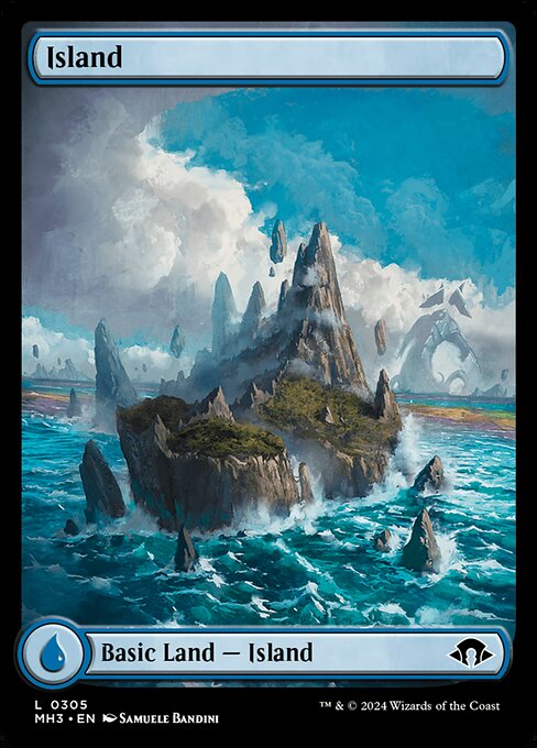 naokuroshop MTG [MH3][0305][土地][C][EN][島/Island]（foil） NM