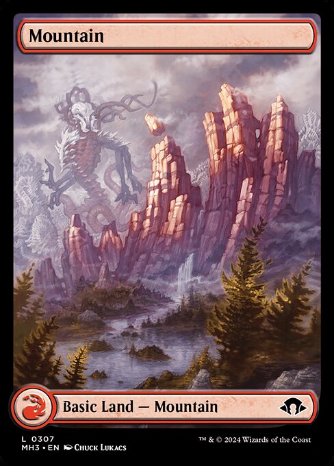 naokuroshop MTG [MH3][0307][土地][C][EN][山/Mountain]（foil） NM