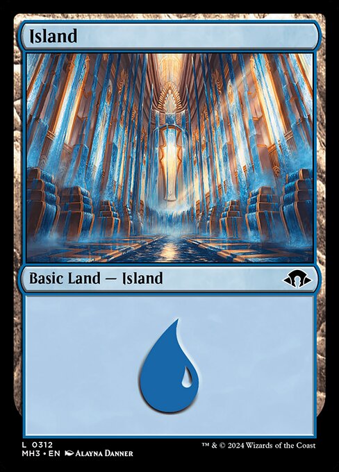 naokuroshop MTG [MH3][0312][土地][C][EN][島/Island]（foil） NM