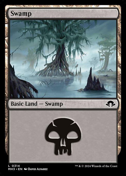 naokuroshop MTG [MH3][0314][土地][C][EN][沼/Swamp] NM