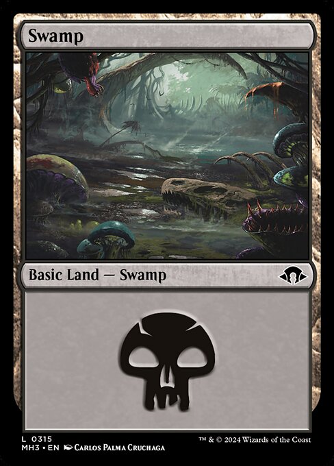 naokuroshop MTG [MH3][0315][土地][C][EN][沼/Swamp] NM