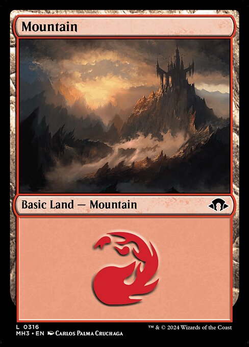 naokuroshop MTG [MH3][0316][土地][C][EN][山/Mountain] NM