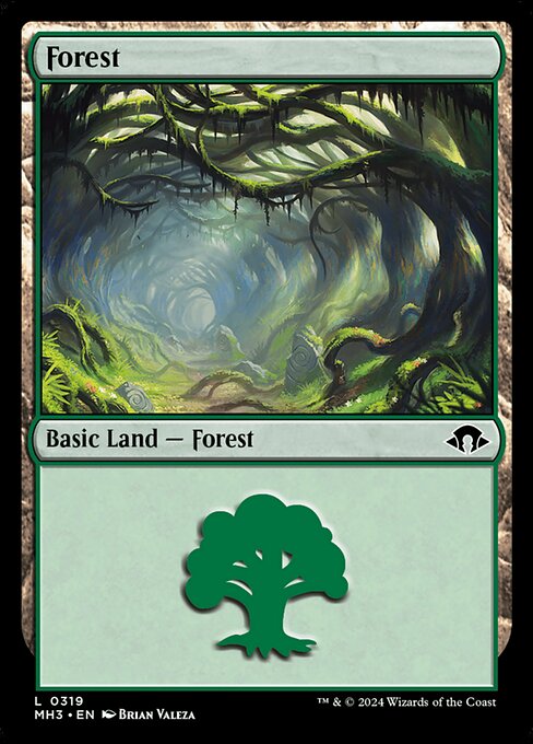 naokuroshop MTG [MH3][0319][土地][C][EN][森/Forest] NM