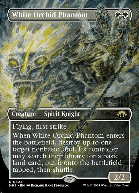 naokuroshop MTG [MH3][0324][白][R][EN][白蘭の幻影/White Orchid Phantom]（foil） NM