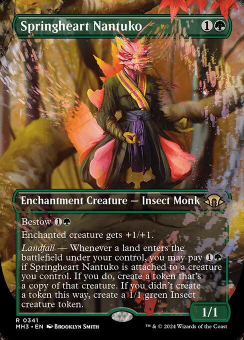 naokuroshop MTG [MH3][0341][緑][R][EN][春心のナントゥーコ/Springheart Nantuko] NM