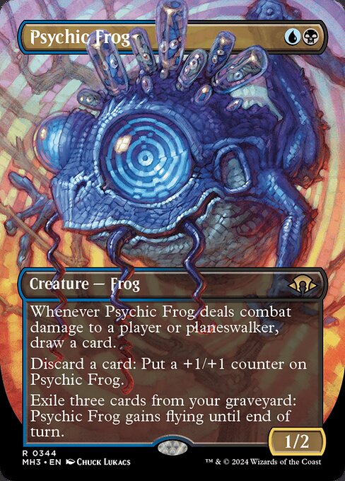 naokuroshop MTG [MH3][0344][多][R][EN][超能力蛙/Psychic Frog] NM