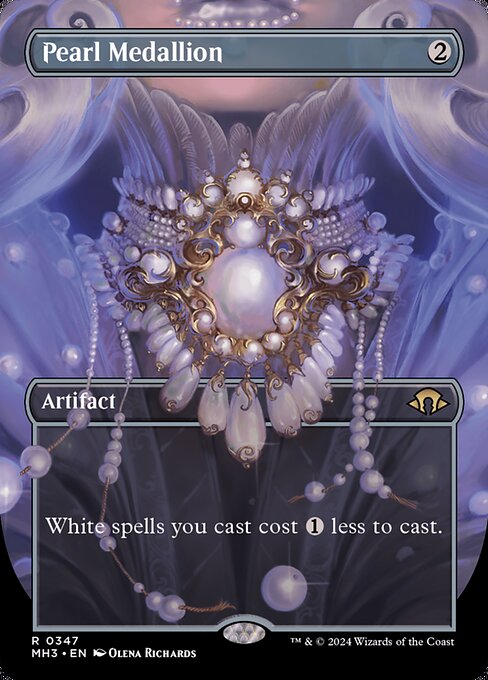 naokuroshop MTG [MH3][0347][茶][R][EN][真珠の大メダル/Pearl Medallion] NM