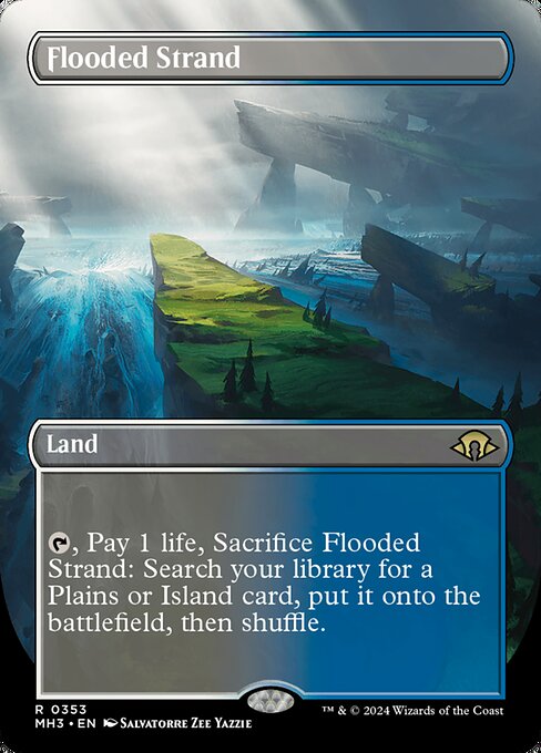 naokuroshop MTG [MH3][0353][土地][R][EN][溢れかえる岸辺/Flooded Strand] NM