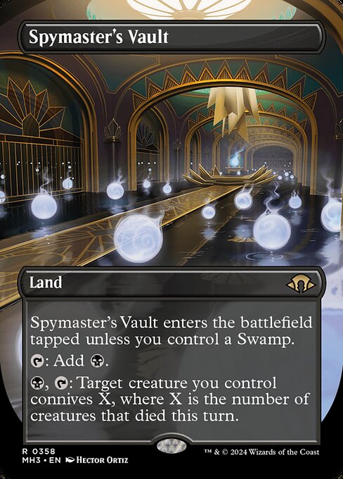 naokuroshop MTG [MH3][0358][土地][R][EN][密偵長の大霊堂/Spymaster's Vault]（foil） NM