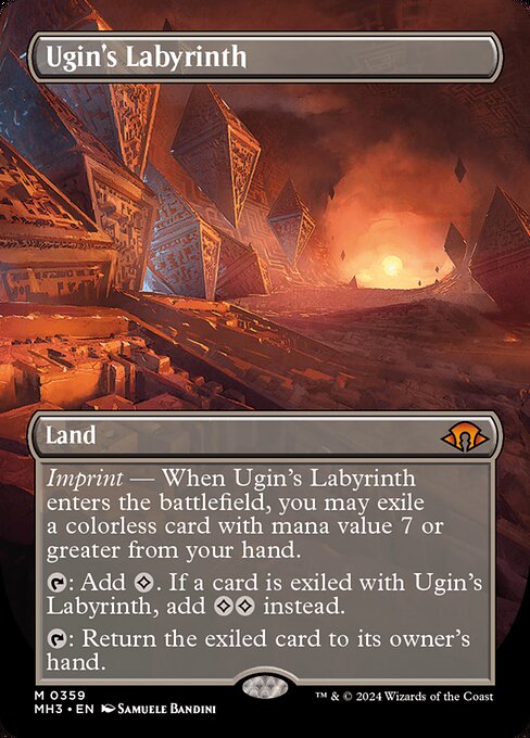 naokuroshop MTG [MH3][0359][土地][M][EN][ウギンの迷宮/Ugin's Labyrinth] NM