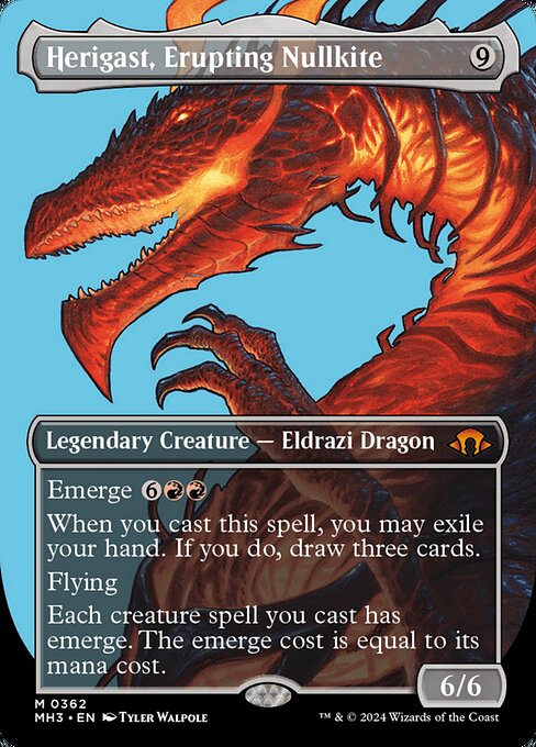 naokuroshop MTG [MH3][0362][無][M][EN][噴火するヌルカイト、ヘリガスト/Herigast, Erupting Nullkite]（foil） NM