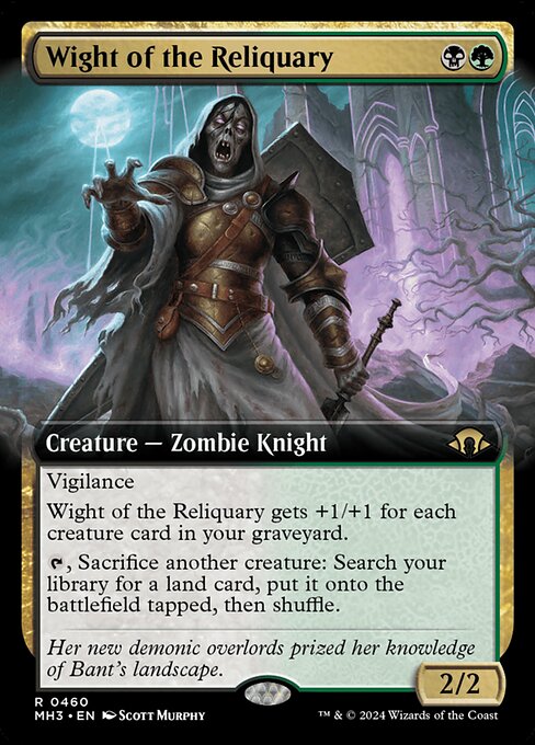 naokuroshop MTG [MH3][0460][多][R][EN][聖遺のワイト/Wight of the Reliquary] NM