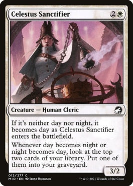 naokuroshop MTG [MID][012][白][C][EN][セレスタスの奉納者/Celestus Sanctifier]（foil） NM