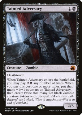 naokuroshop MTG [MID][124][黒][M][EN][穢れた敵対者/Tainted Adversary]（foil） NM